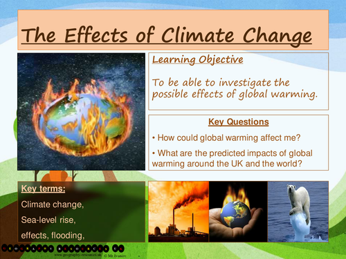 How will climate change effect different places?