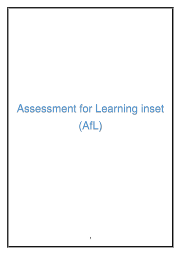 AFL inset booklet