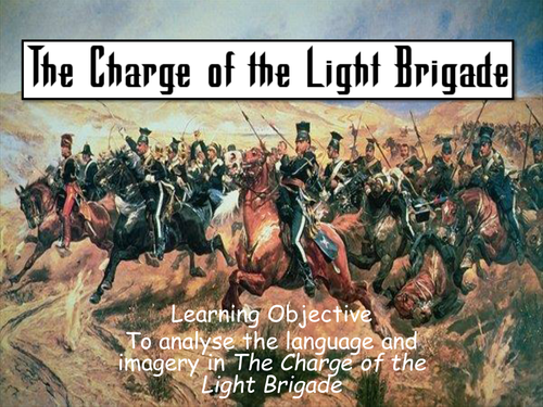 AQA English Literature new  Specification 8702 poetry power conflict Charge of the Light Brigade