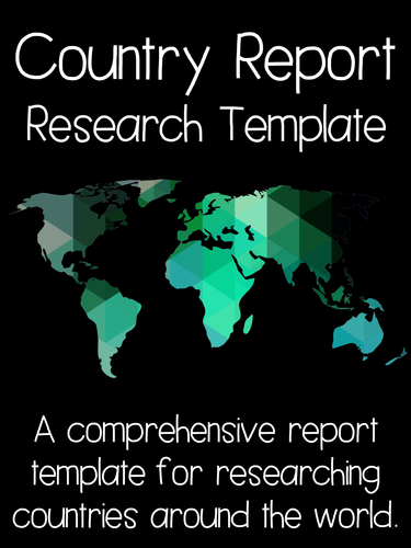 Country Report Research Template