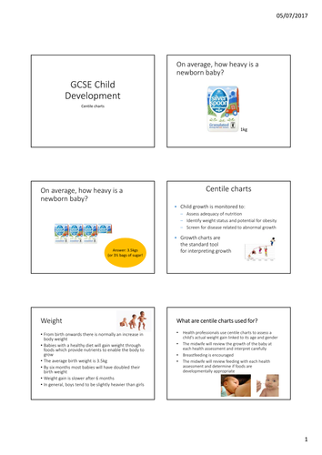 Child Development - growth charts