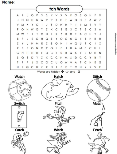 tch Words Word Search