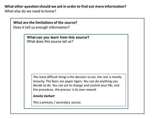 Ameilia Earheart Source Analysis Activity