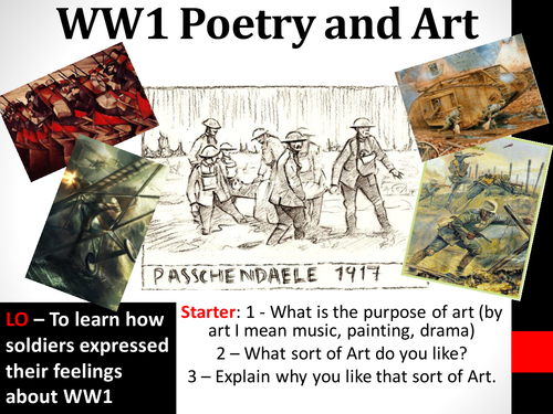 WW1 Poetry and Art
