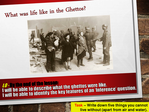 What was life like in the Ghetto?