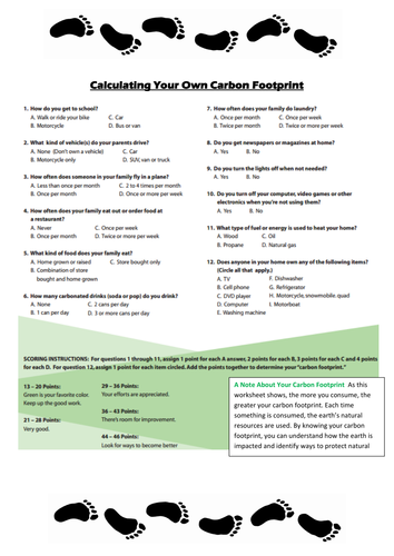 Carbon Footprint