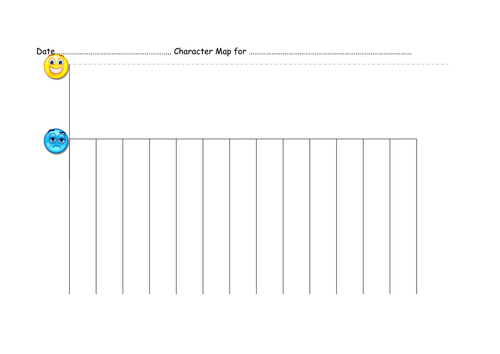 Character Map Guided Reading (Character analysis)
