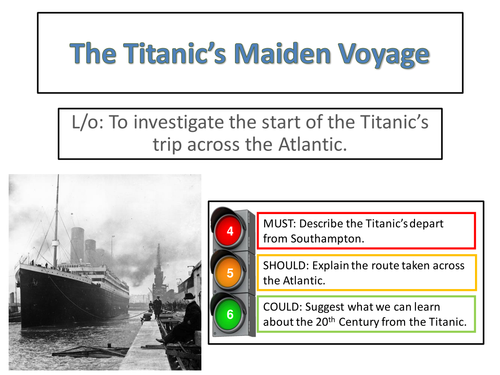 Entire unit of work on the Titanic