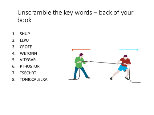 NEW GCSE 2016 AQA TRILOGY - Resultant Forces