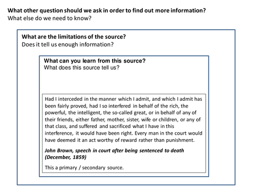 John Brown Source Analysis Activity