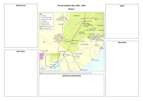 British Experience of Warfare -Boer War- Early Phases to Black Week Revision New Spec.