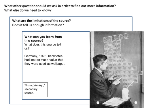 Hyperinflation in 1923 Germany  Source Analysis Activity