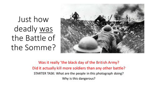 How deadly was the Somme?