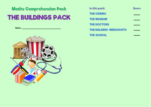 KS2 maths comprehension pack 5in1  real life maths context