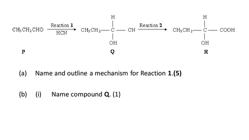 Carboxylic Acids and Esters (AQA New Spec 3.3.9.1)