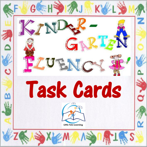 Kindergarten Fluency | Kindergarten Fluency Task Cards