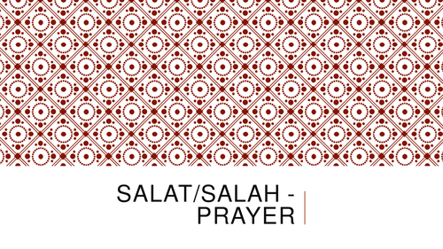 Theme 3 Religious Life - Salah