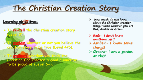 Genesis - The Christian Creation Story | Teaching Resources