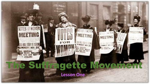 The Suffragette Movement - Whole Unit with Assessment scaffolding