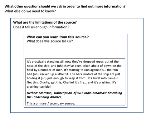 Hindenburg Source Analysis Activity