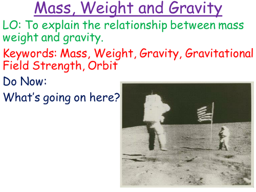 Mass Weight Gravity