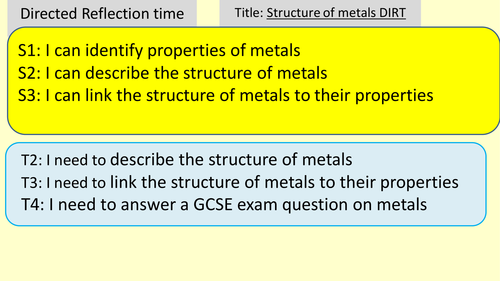 Reactions of metals and acids
