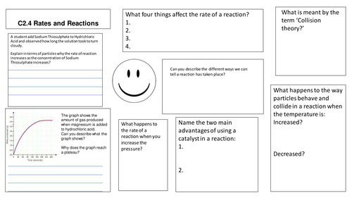 AQA C2.4 Rates of Reaction Assessment