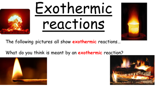 Exothermic reactions