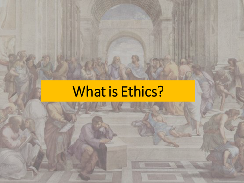 What Is Ethics? A Level Taster Lesson