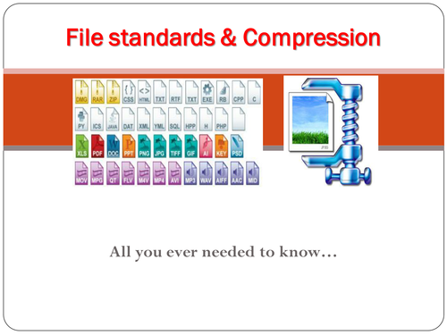 Common File Formats and Compressing Files