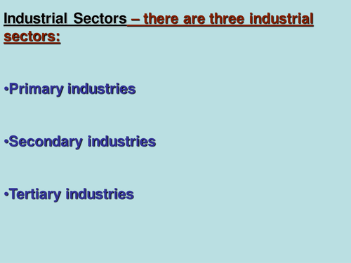 Industrial Sectors