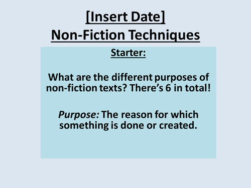 Persuasive Techniques - Leaflets