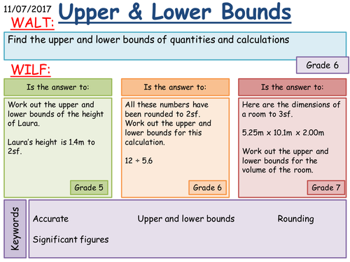 Upper and Lower Bounds