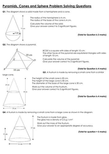 KS4 Maths: Frustums