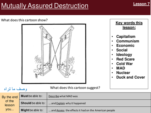 Mutually Assured Destruction- Cold War