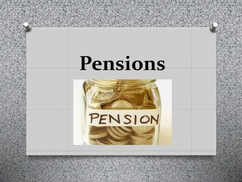 6th form tutor activity on pensions
