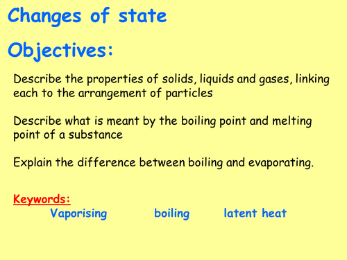 AQA Physics New GCSE (Paper 1 Topic 3 - exams 2018) – Particle model of matter (4.3 - TRILOGY ONLY)