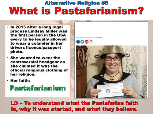 Pastafarianism - Church of the Flying Spaghetti Monster