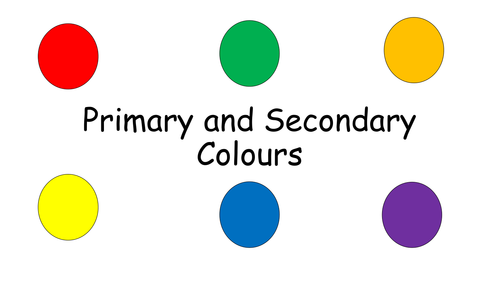Primary and Secondary Colours