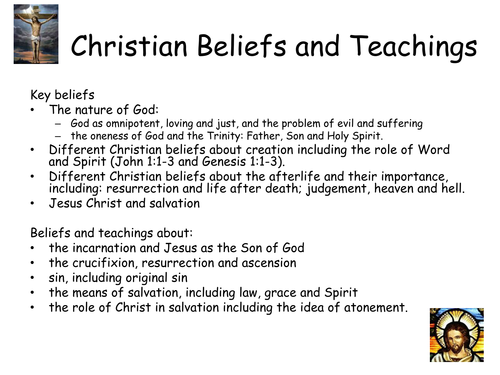 AQA-A GCSE RS Christian Beliefs Revision