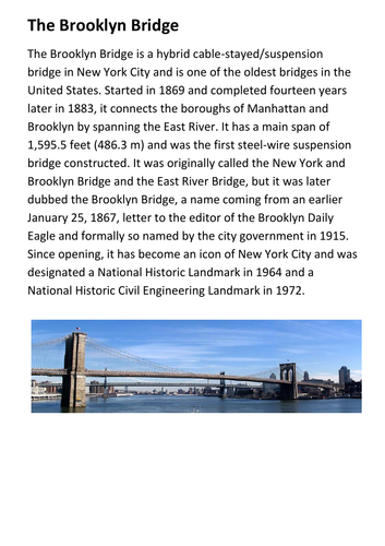 The Brooklyn Bridge Handout