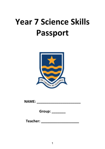 Science Skills Passport
