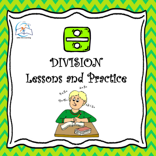 Whiteboard 3rd Grade Division - Lessons and Practice