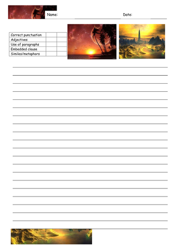 4 Big Writing or One-off writing lessons