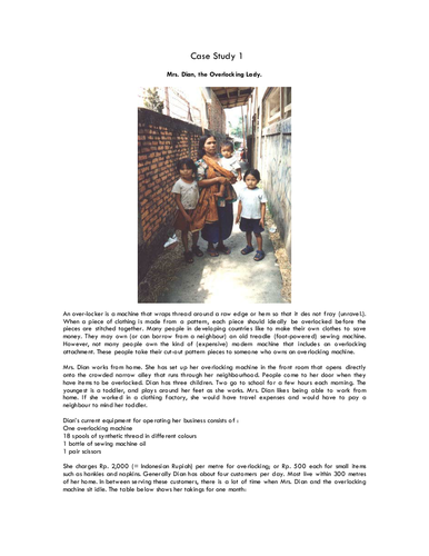 Microfinance and KIVA Loans - 3 lessons