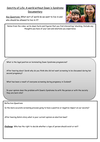 A World Without Downs