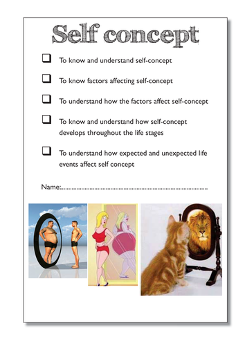 Health and Social Care - Self concept factors