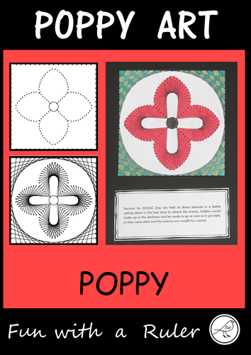 Poppy Art – ANZAC Day, Remembrance Day, Memorial Day, Armistice Day (Design D)