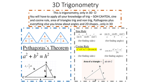 Teach in 20 3D Trigonometry