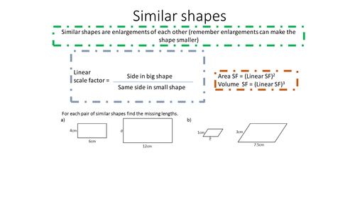 Teach in 20 Similar shapes